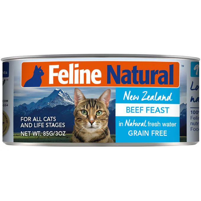 Feline Natural Canned Beef Feast Cat Food - Image 4