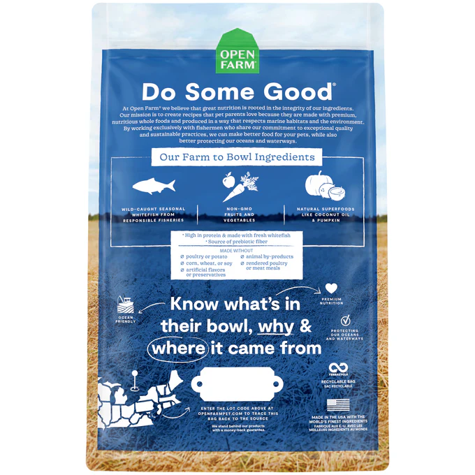 Open Farm Catch of the Season Whitefish & Green Lentil Dry Dog Food - Image 2